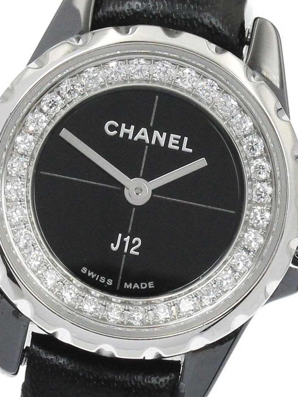 CHANEL J12 XS H4663 Diamond black Dial Quartz Ladies Watch